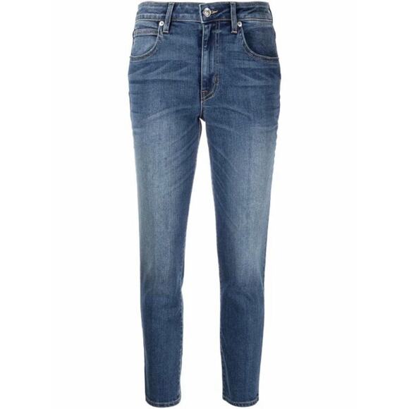 SLVRLAKE Premium Denim Jeans Lou Lou In Love Burns Wash 27 - Picture 1 of 4